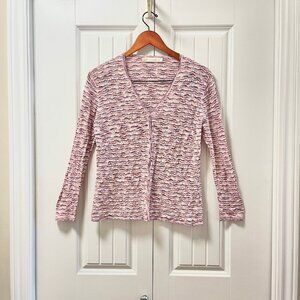 Vintage Camela Knit Pastel Cardigan Pink